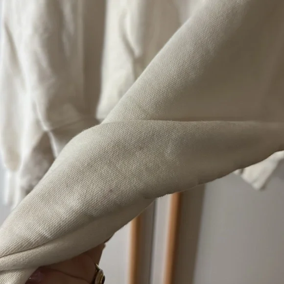 anine bing kian cotton sweatshirt